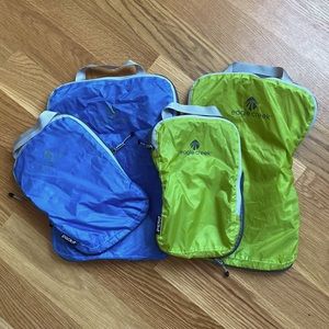 Set of Eagle Creek compression travel organizer/packing cubes